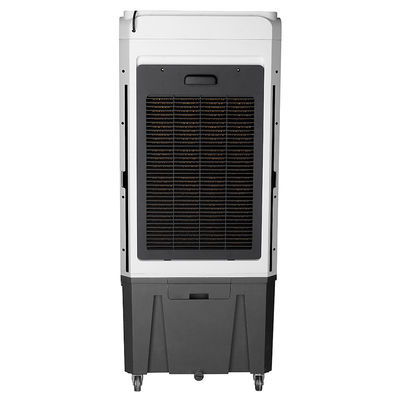 প্লাস্টিকের পোর্টেবল ওয়াটার এয়ার কুলার 110W 45L জলের ট্যাঙ্ক 55 এম 2 প্রযোজ্য অঞ্চল